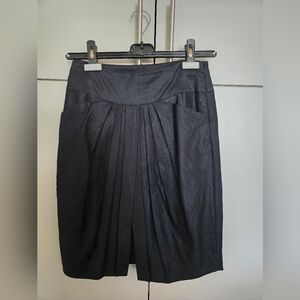Club Monaco black knee mid pencil skirt